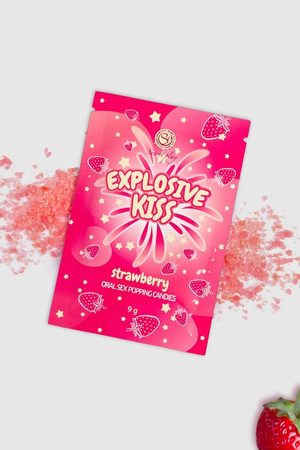 Cukierki do seksu oralnego Secret Play Explosive Kiss Strawberry