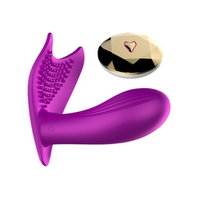 Masażer punktu G z funkcją podgrzewania i sterowania głosem Fox Silicone Panty Vibrator