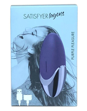 Masażer łechtaczkowy Satisfyer Layons Purple Pleasure - mini masażer łechtaczki