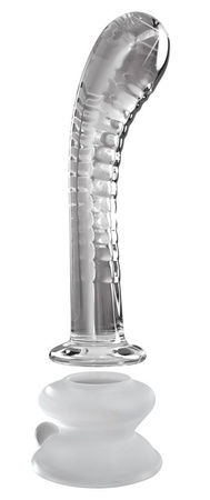 Dildo szklane z przyssawką Pipedream Icicles No. 88