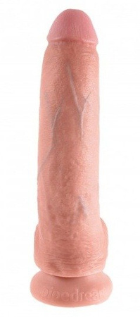 Dildo realistyczne z jądrami King Cock 9"