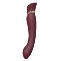 Zalo Legend Queen Set G-Spot Pulse Wave Vibrator Wine Red