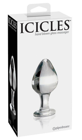 Korek analny szklany Pipedream Icicles No 25