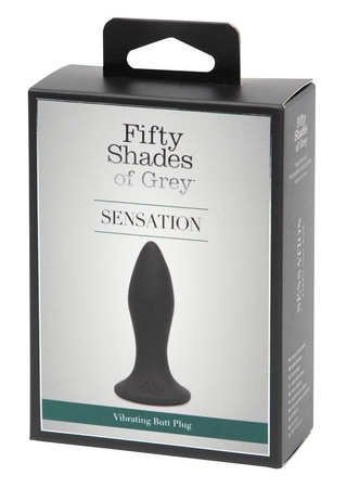 Wibrujący korek analny Fifty Shades of Grey Sensation Vibrating Butt Plug