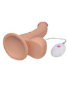 Realistyczne dildo z przyssawką i wibracjami LoveToy The Ultra Soft Dude Vibrating 8,8''