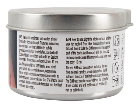 Świeca do parzenia BDSM S/M