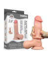 Elastyczne dildo z przesuwną skórą i przyssawką Lovetoy Sliding Skin Dong 7,8''