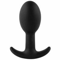 Korek analny silikonowy FeelzToys Plugz Butt Plug Black Nr. 3