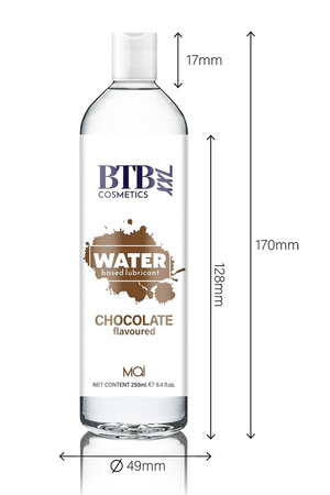 Lubrykant na bazie wody BTB Cosmetics czekoladowy 250 ml