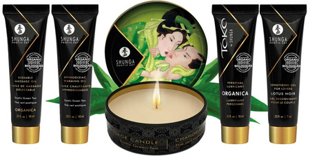 5-częściowy zestaw prezentowy Shunga Geisha's Secrets Green Tea 