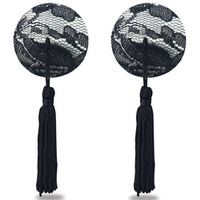 Nasutniki Lovetoy Black Lace Round Tassel