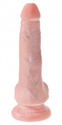 Dildo realistyczne z jądrami King Cock 6"