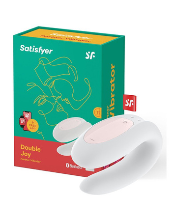 Wibrator dla par Satisfyer Double Joy STEROWANY APLIKACJĄ