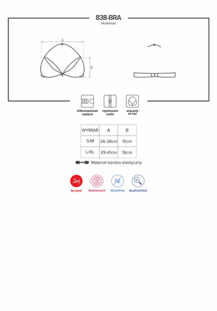Biustonosz Obsessive 838