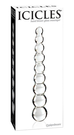 Dildo analne szklane Pipedream Icicles No 2