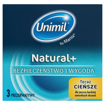 Prezerwatywy Unimil Box Natural + 3 szt
