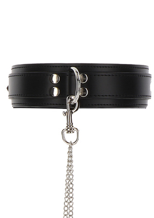 Czarna obroża z kajdankami na ręce Taboom Heavy Collar and Wrist Cuffs Black