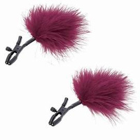 Klamerki na sutki Sex & Mischief Enchanted Feather Nipple Clamps