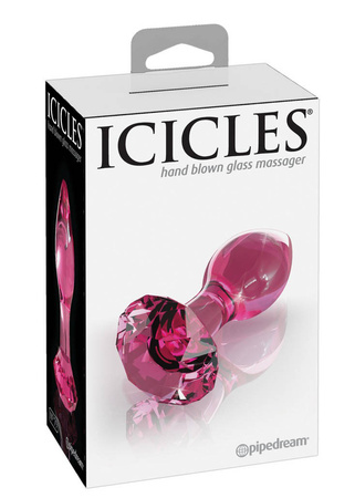 Szklany korek analny Icicles No 79