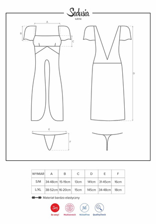 Suknia Obsessive Sedusia