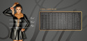 Tiulowe body z zamkiem F221 Noir Handmade