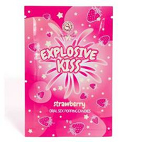 Cukierki do seksu oralnego Secret Play Explosive Kiss Strawberry