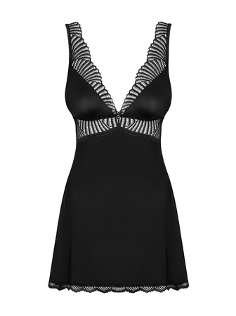 Koszulka babydoll + stringi PLUS SIZE Obsessive Klarita