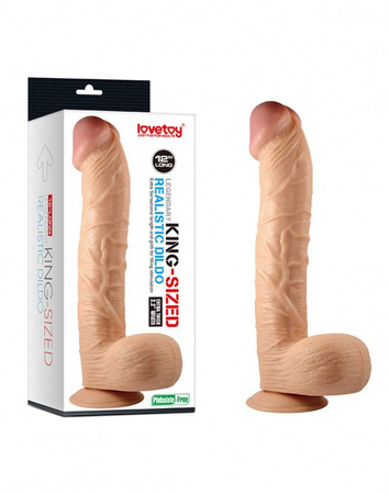 Realistyczne dildo z przyssawką LoveToy KING-SIZED LEGENDARY 12"