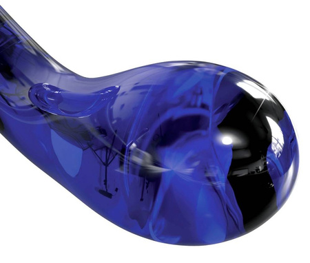 Szklane dildo z przyssawką Icicles No 89