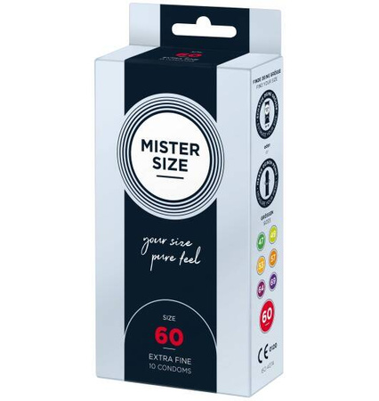 Prezerwatywy lateksowe MISTER SIZE 