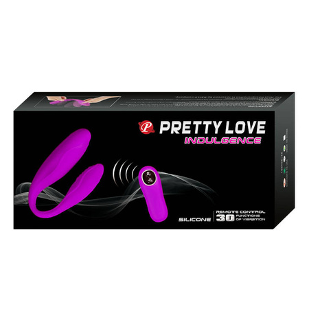 Wibrator dla par Pretty Love Indulgence Plus sterowany pilotem