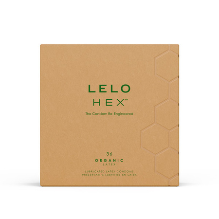 Prezerwatywy organiczne LELO HEX Organic Condoms 36 pack