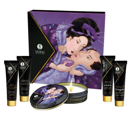 5-częściowy zestaw prezentowy Shunga Geisha's Secrets Exotic Fruits