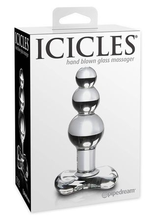 Szklany korek analny Icicles No 47