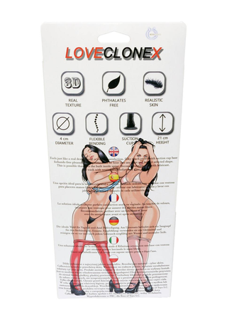 Elastyczne dildo z przyssawką LoveClonex Posejdon - CYBERSKÓRA