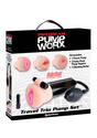 Pompka do penisa Pipedream Travel Trio Pump Set z 3 wymiennymi nakładkami