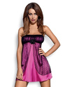 Koszulka babydoll Obsessive Fucsia