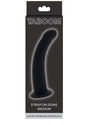 Silikonowe dildo Taboom Strap-On Dong Black Medium