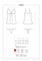 Koszulka Babydoll i stringi Obsessive Contica
