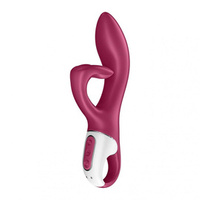 Elastyczny wibrator typu króliczek z podwójną wypustką do stymulacji łechtaczki Satisfyer Embrace me - 3 SILNIKI