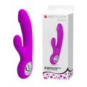 Wibrator Pretty Love Gordon - ładowarka USB, silikon medyczny WODOODPORNY