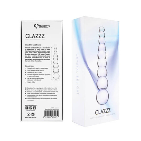 Dildo szklane FeelzToys Crystal Delight
