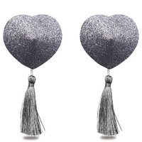 Nasutniki w kształcie serca Lovetoy Glitter Heart Tassel