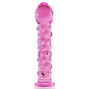 Szklane dildo Lovetoy Glass Romance Pink 7"