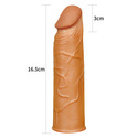 Nakładka na penisa Lovetoy Add 1" Pleasure X Tender Penis Sleeve Brown