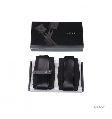 LELO - Etherea Silk Cuffs, czarne