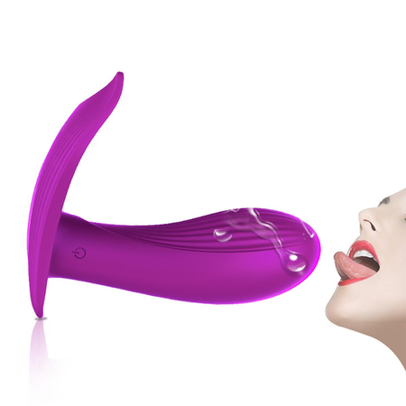 Masażer punktu G z funkcją podgrzewania i sterowania głosem Fox Silicone Panty Vibrator 