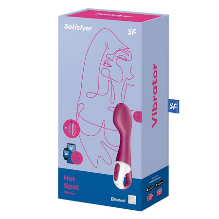 Wibrator do punktu G z funkcją podgrzewania i sterowania aplikacją Satisfyer Hot Spot