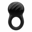 Wibrujący pierścień na penisa Satisfyer Signet Ring Black sterowany aplikacją