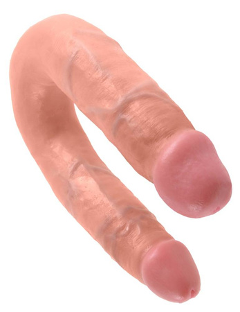 Dildo realistyczne podwójne King Cock Double Trouble Medium